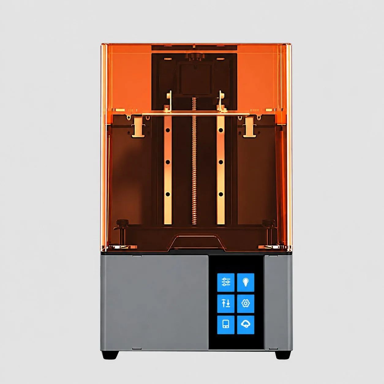 The 3D resin printer at the practice